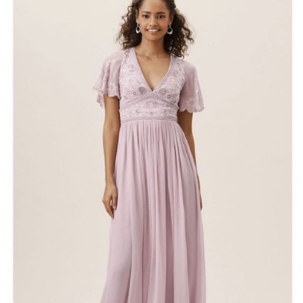 BHLDN Lavender Midi Dress